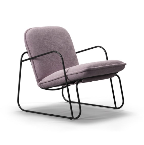 Кресла на металлическом каркасе мягкие