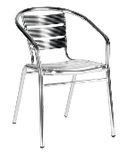 Стулья из литого алюминия