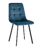 Мягкие стулья на металлическом каркасе