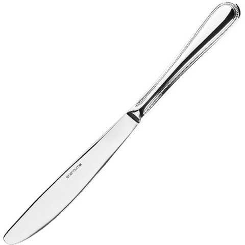Нож столовый «Перле»; сталь нерж.; ,L=215/115,B=4мм; металлич.