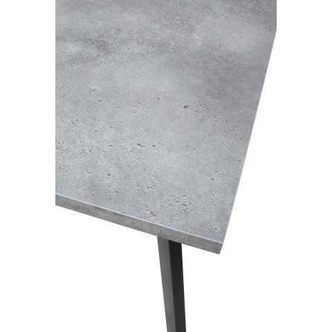Стол BRICK M 120 Бетон Портленд/ Черный