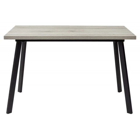 Стол ФИН 120 Дуб Шерман серый/ черный каркас