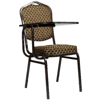 Банкетный стул Корона 20 с пюпитром Жаккард арш темно-коричневый