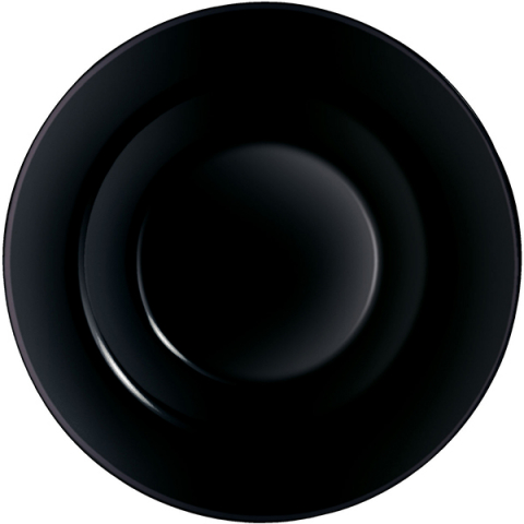 Тарелка для пасты «Эволюшн Блэк»; стекло; 1,15л; D=285,H=45мм; черный