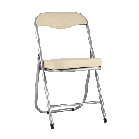 Стул складной ДЖОН металлик, кремовый