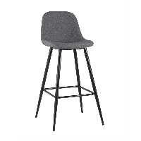 Стул барный Валенсия темно-серый