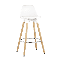 Стул барный Мартин белый