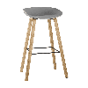 Стул барный LIBRA СЕРЫЙ