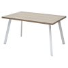 Стол BRICK M 120 Дуб Трюфель/ Белый