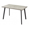 Стол ФИН 120 Дуб Шерман серый/ черный каркас