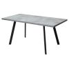 Стол BRICK M 120 Бетон Портленд/ Черный