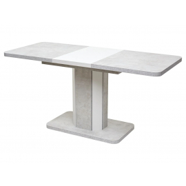 Стол STORK 120 Белый бетон/ Белый