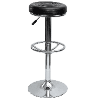 Барный стул Camp черный с подъемным механизмом