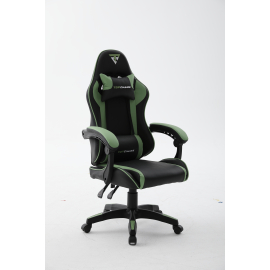 Кресло спортивное TopChairs Shadow черно-зеленый
