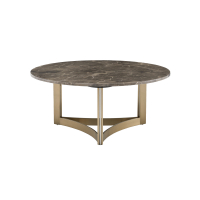 Журнальный столик Кассия 90*90 см темная керамика