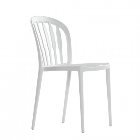 Пластиковый стул Rain белый
