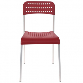 Стул UNO красный стопируемый