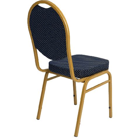 Банкетный стул Премьер Жаккард корона синяя/золото