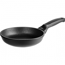 Сковорода (индукция); алюм.литой,тефлон; D=200,H=45,L=400мм; черный