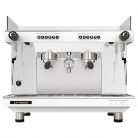 Кофемашина «Sanremo ZOE 2G SED TA»; алюм.литой; 10,3л; ,H=60,2,L=72,B=52,8см; 3,15Квт; белый,металлич.