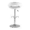 Стул барный Купер белый с подъёмным механизмом
