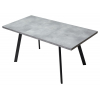 Стол BRICK M 120 Бетон Портленд/ Черный