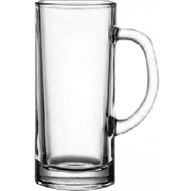 Кружка для пива; стекло; 390мл; ,H=16,2,L=11см; прозр.