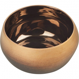 Салатник; керамика; 120мл; D=88,H=40мм; бронз.,медный