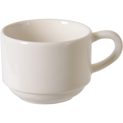 Чашка кофейная «Крим»; фарфор; 90мл; D=65,H=50,L=87мм; бежев.
