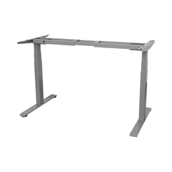 Подстолье для стола с электроприводом и регулировкой высоты, 2 мотора, память 4 уровня высоты, серый