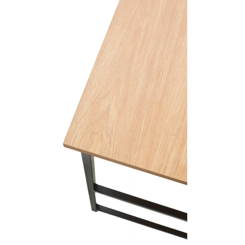 Компьютерный стол LUCIA H475 Дуб натуральный / черный каркас