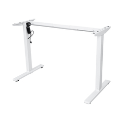 Подстолье для стола с электроприводом и регулировкой высоты, 1 мотор, память 3 уровня высоты, белый