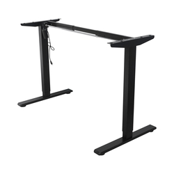 Подстолье для стола с электроприводом и регулировкой высоты, 1 мотор, память 3 уровня высоты, черный