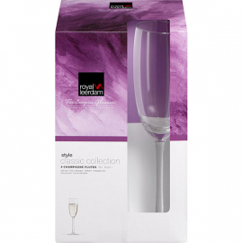 Бокал-флюте «Стайл» набор[3шт]; стекло; 190мл; D=48,H=230мм; прозр.