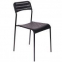 Стул UNO черный стопируемый
