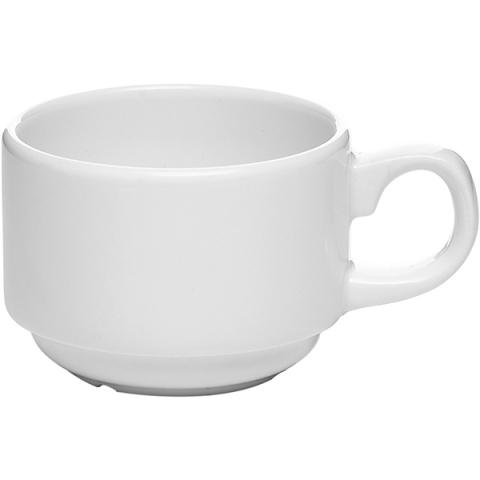 Чашка кофейная «Монако Вайт»; фарфор; 85мл; D=60,H=45,L=85мм; белый