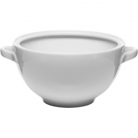 Супница «Кашуб-хел» без крышки; фарфор; 3л; ,H=15,L=35,B=24,5см; белый