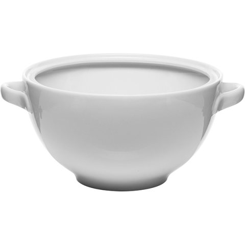 Супница «Кашуб-хел» без крышки; фарфор; 3л; ,H=15,L=35,B=24,5см; белый
