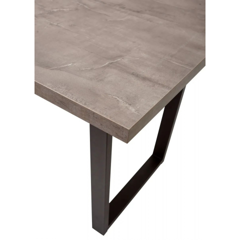 Стол ЛОФТ 138 Оникс/ Черный