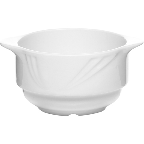 Чашка бульонная «Аркадия»; фарфор; 300мл; D=10,H=6,L=13см; белый