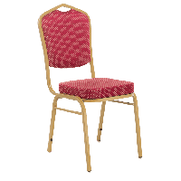 Банкетный стул Корона 20 Жаккард корона красная