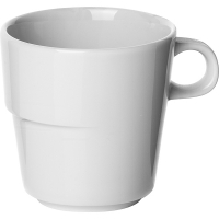 Чашка кофейная «Максим»; фарфор; 120мл; D=63,H=65,B=83мм; белый