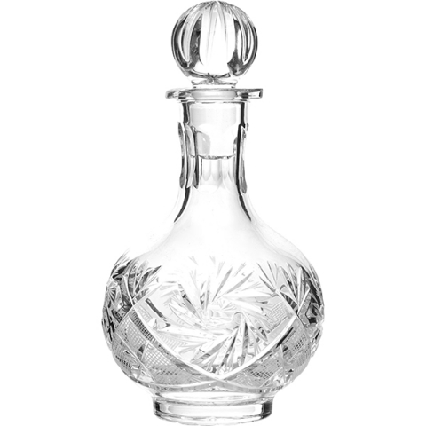 Графин «Мельница»; хрусталь; 350мл; D=10,4,H=22,4см; прозр.