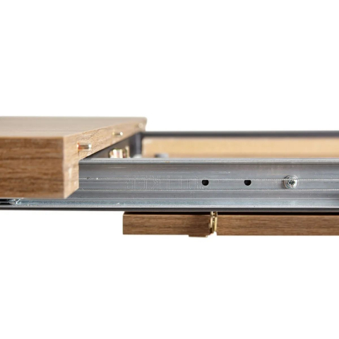 Стол ЛОФТ 138 Дуб Канзас/ Черный