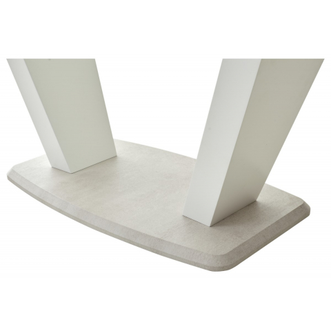 Стол Прага 120 БЕЛЫЙ МРАМОР FC13 CLEAF, пластик / БЕЛЫЙ, КАМЕНЬ СВЕТЛЫЙ