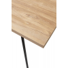 Стол ФИН 120 Дуб Канзас/ черный каркас