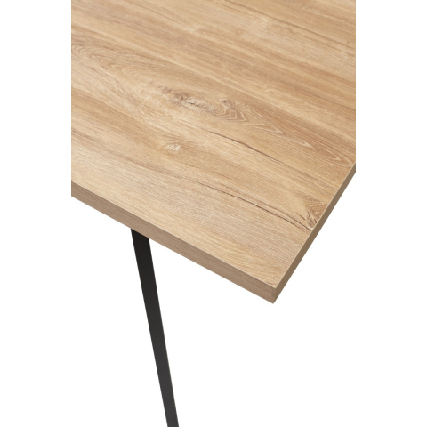 Стол ФИН 120 Дуб Канзас/ черный каркас