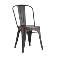 Стул TOLIX SOFT черный матовый