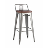 Стул барный TOLIX SOFT серебристый