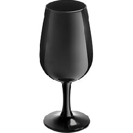 Бокал для вина «Тестер»; стекло; 230мл; D=45,H=155мм; черный